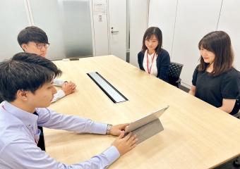 先輩の声